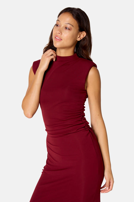 Robe sans manches - Bordeaux