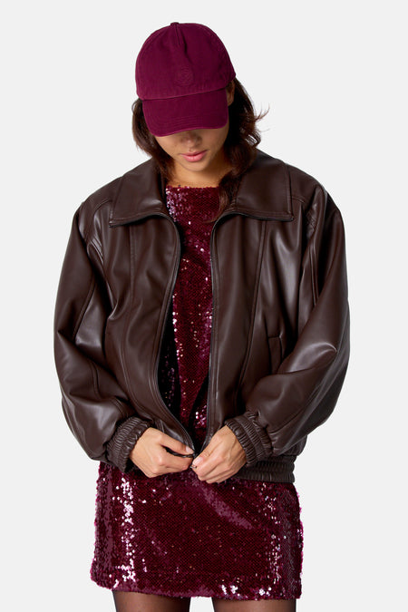 Bomber - brun