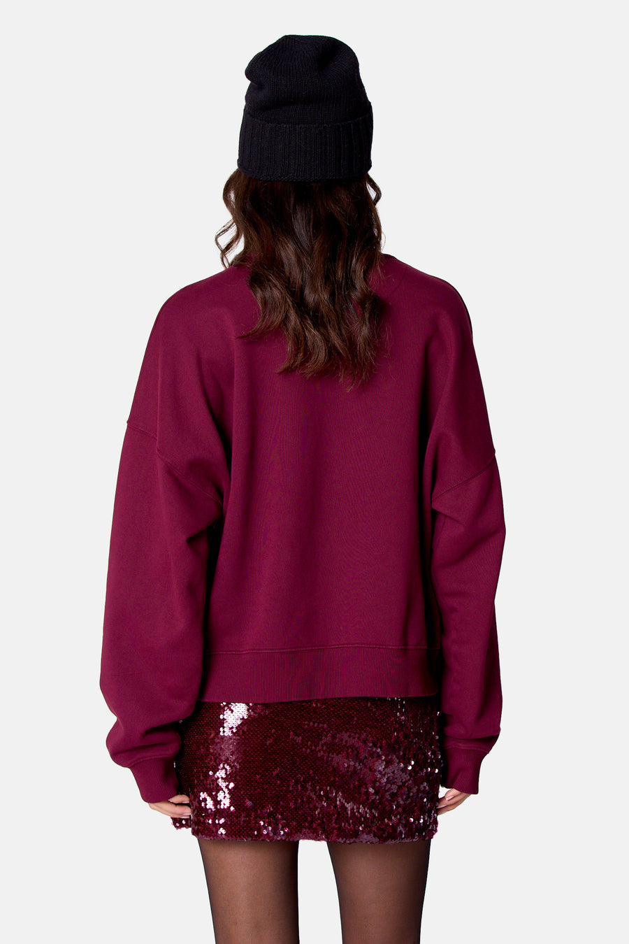 Sweater O hals - rood