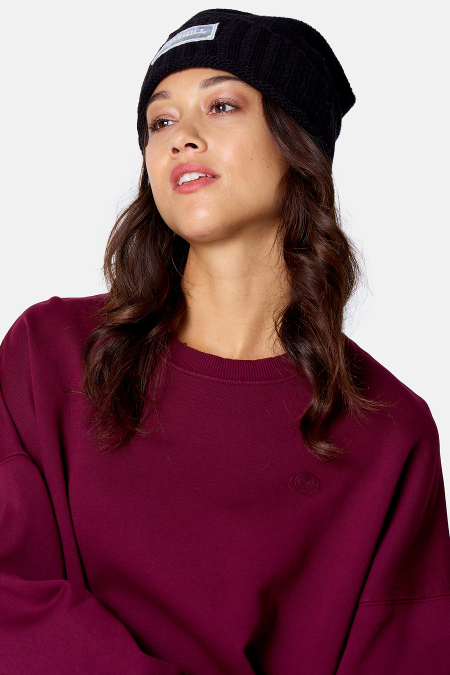 Sweater O hals - rood