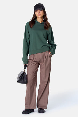 Sweater met kap - groen