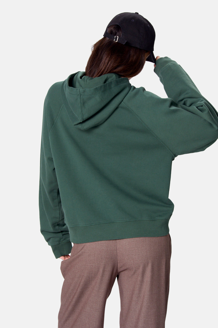 Sweater met kap - groen