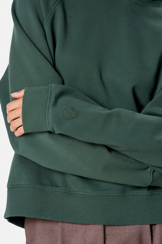 Sweater met kap - groen