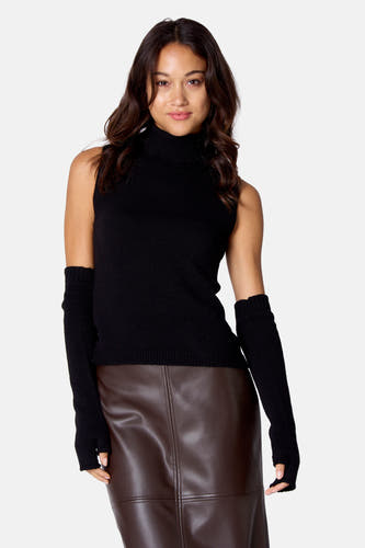 Gilet zonder mouwen - zwart