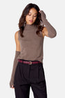 Gilet zonder mouwen - bruin