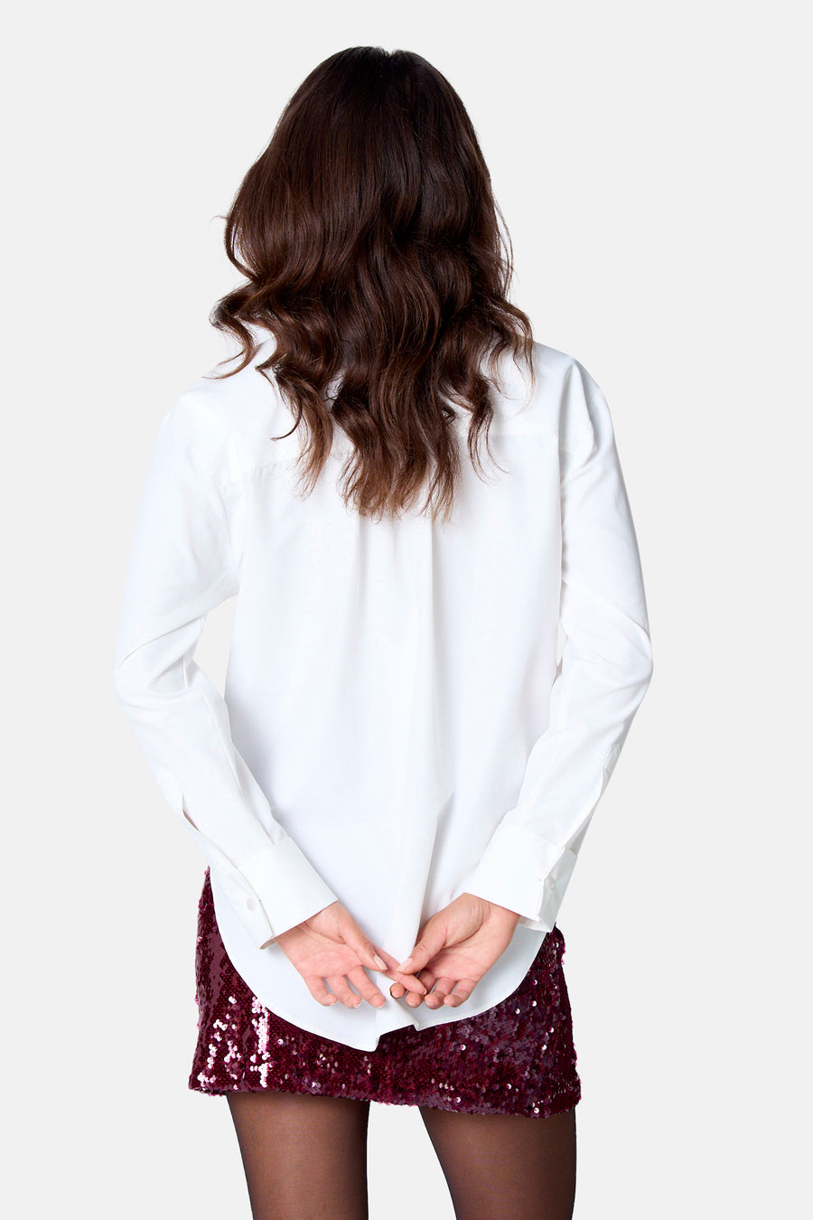 Blouse met lange mouwen - wit