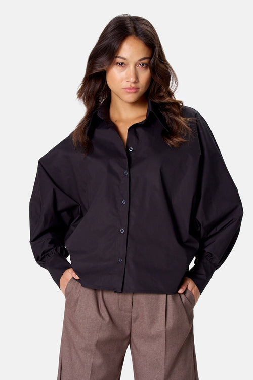 Blouse met lange mouwen - zwart