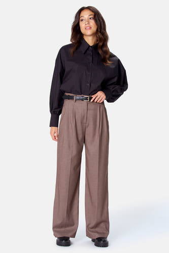 Blouse met lange mouwen - zwart