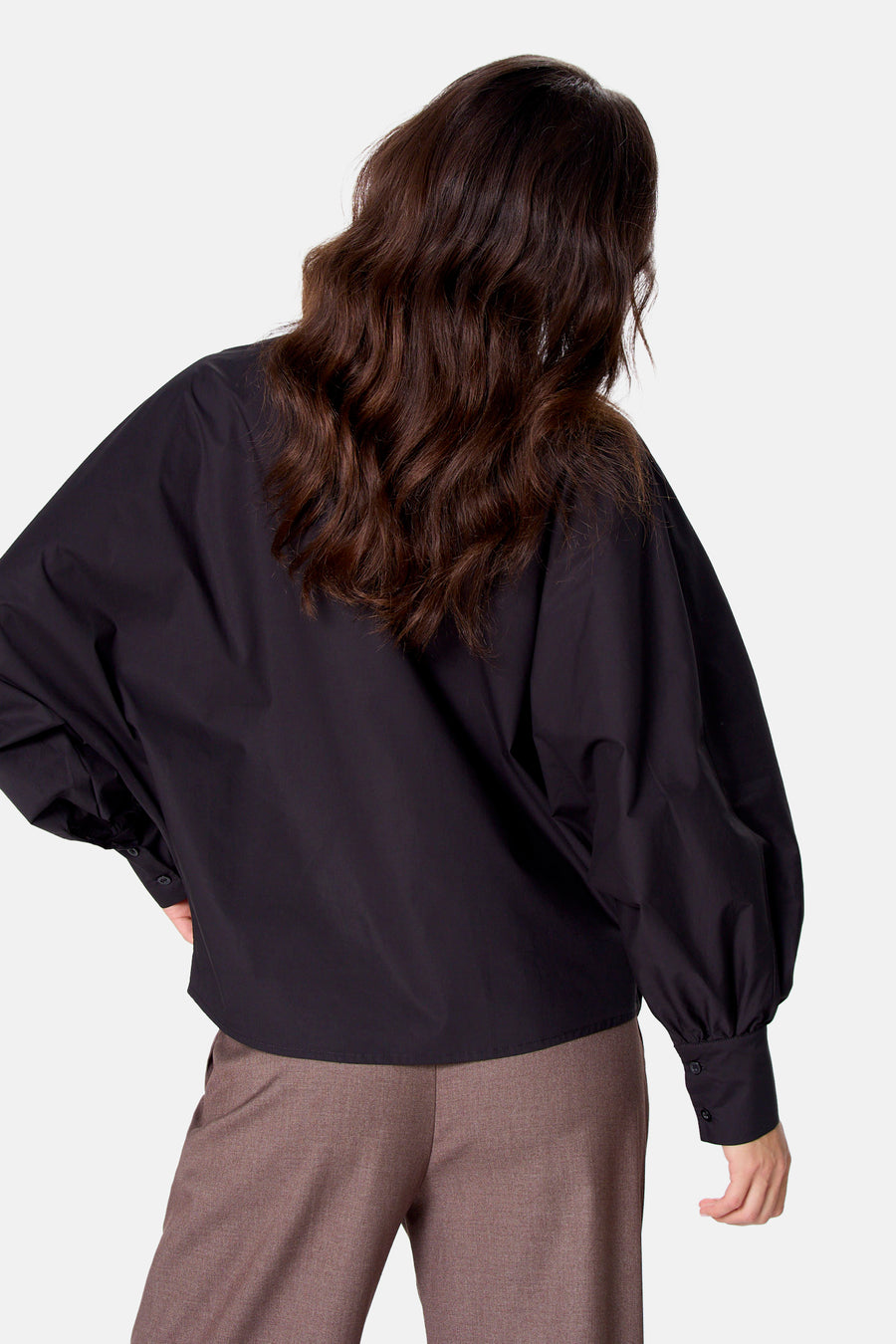 Blouse met lange mouwen - zwart