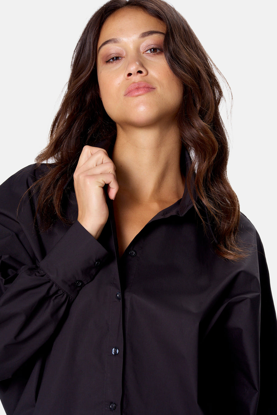 Blouse met lange mouwen - zwart