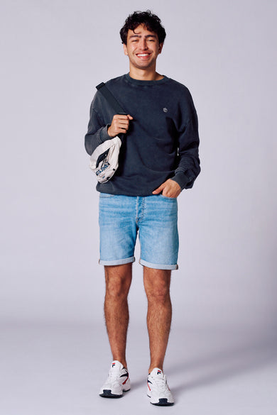 Sweater met ronde hals Zwart - Rock Werchter 50