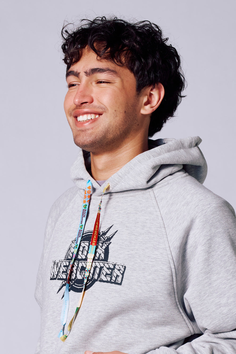Sweater met kap Grijs - Rock Werchter 50