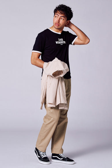 T-shirt met korte mouwen - zwart