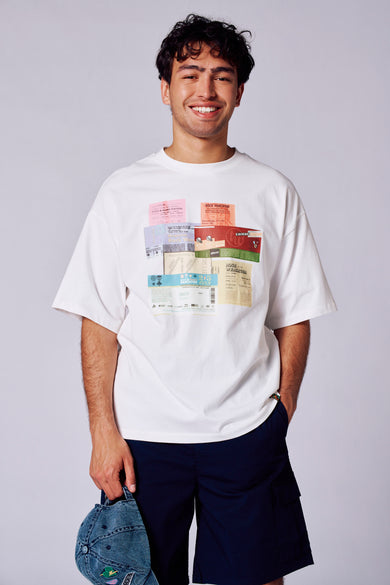 T-shirt met korte mouwen - wit