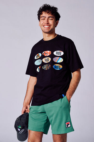 T-shirt (korte mouwen) Zwart - Rock Werchter 50