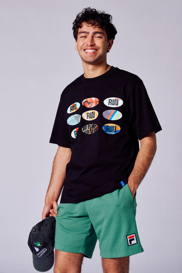 T-shirt (korte mouwen) Zwart - Rock Werchter 50