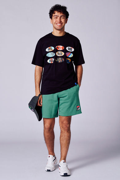 T-shirt (korte mouwen) Zwart - Rock Werchter 50
