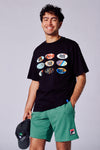 T-shirt (korte mouwen) Zwart - Rock Werchter 50