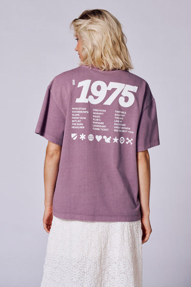 T-shirt (korte mouwen) Paars - Rock Werchter 50