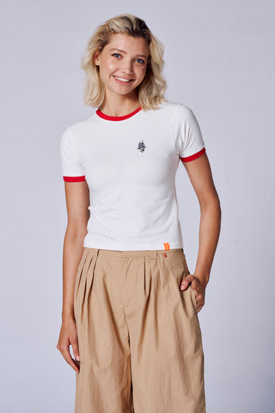 T-shirt à manches courtes - écru