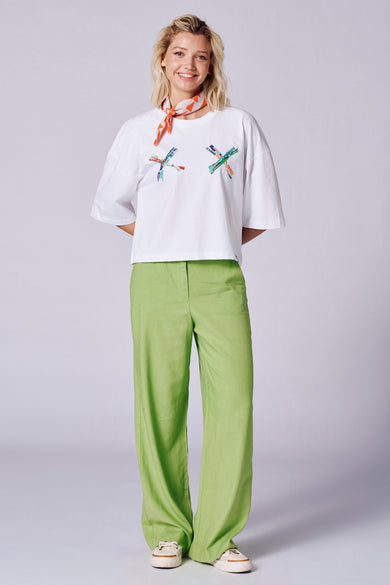 T-shirt met korte mouwen - wit