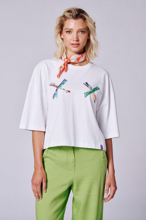 T-shirt (korte mouwen) Wit - Rock Werchter 50
