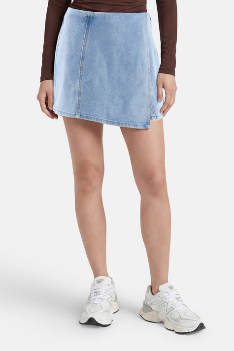 Skort - Light blue denim