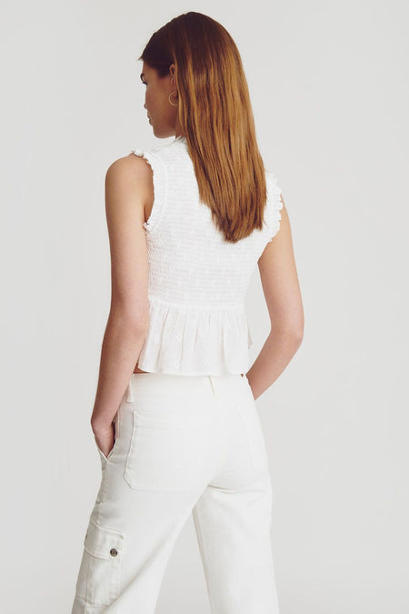 Blouse (zonder mouwen) Wit - BROWNIE