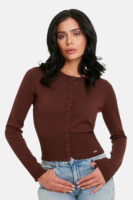 Cardigan brun - TALLY WEIJL