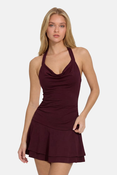 Robe sans manches - bordeaux