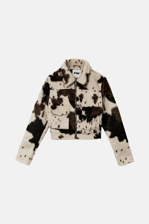 Veste en cuir - Multicolore