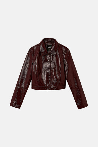 Lederen jas - bordeaux - TALLY WEIJL - 5