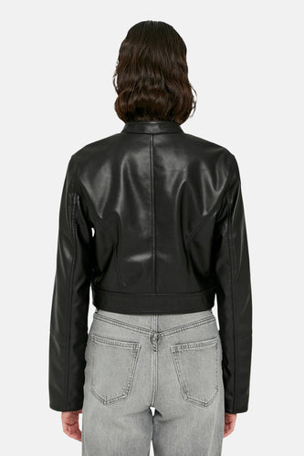 Veste en cuir - Noir - TALLY WEIJL