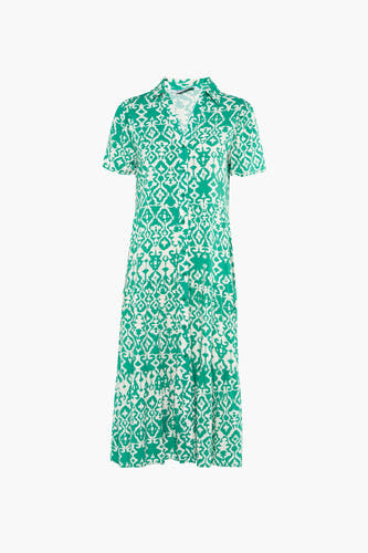 Kleedje met korte mouwen - groen