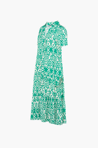 Kleedje met korte mouwen - groen