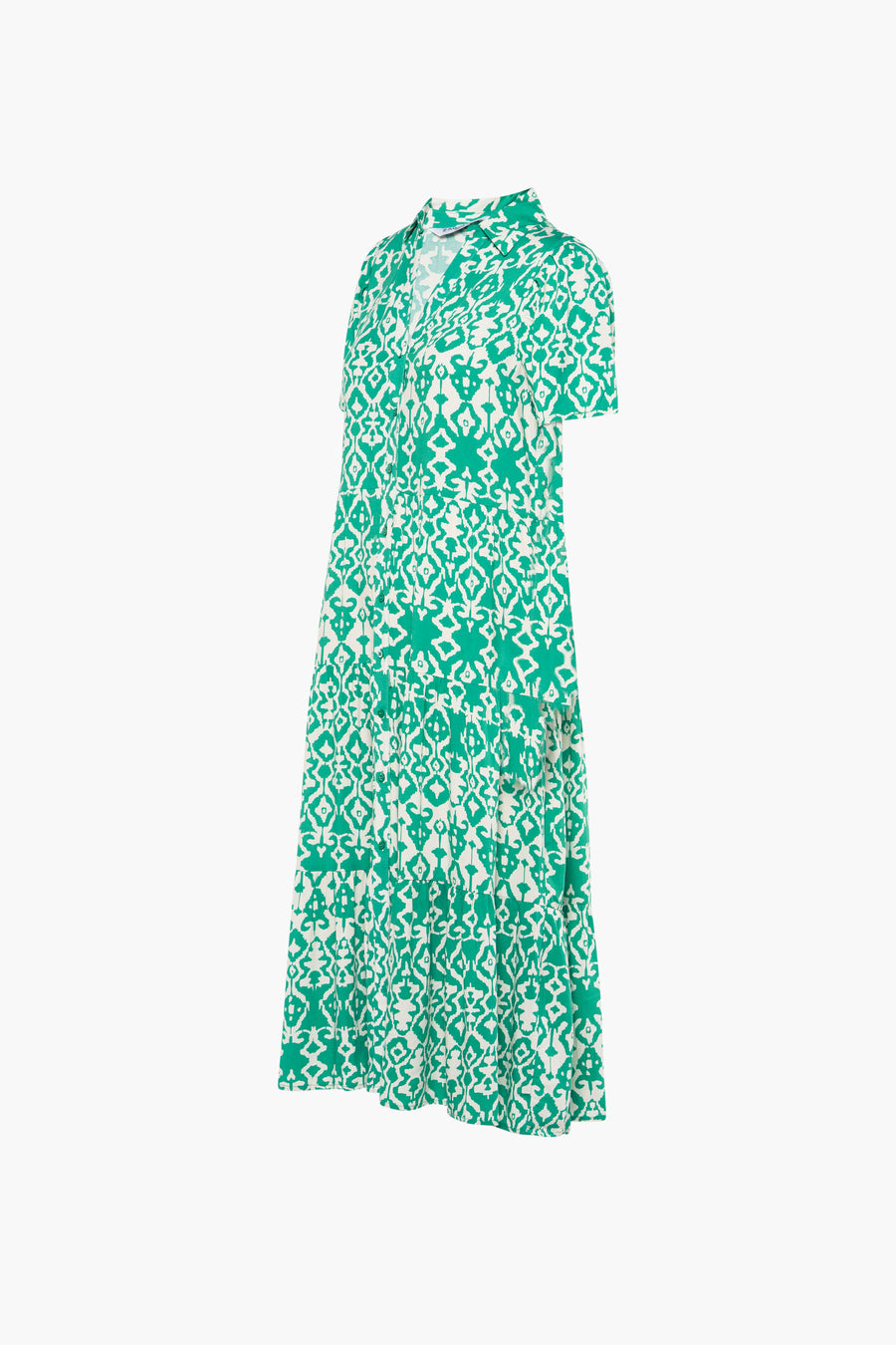 Kleedje met korte mouwen - groen