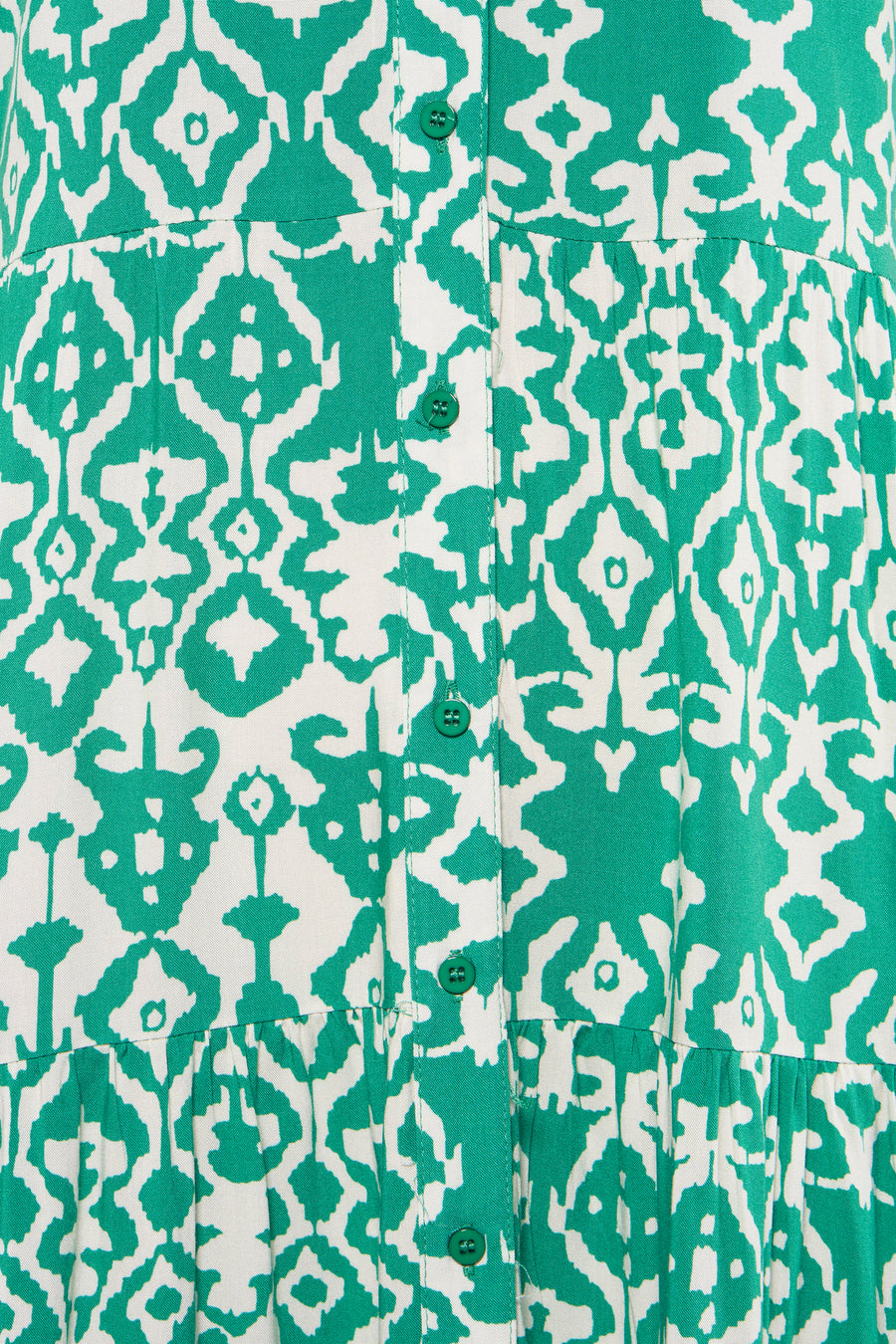 Kleedje met korte mouwen - groen