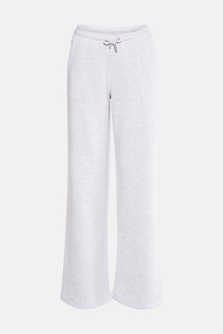 Grijze joggingbroek van TALLY WEIJL, met wijde pijpen en een trekkoord in de tailleband.