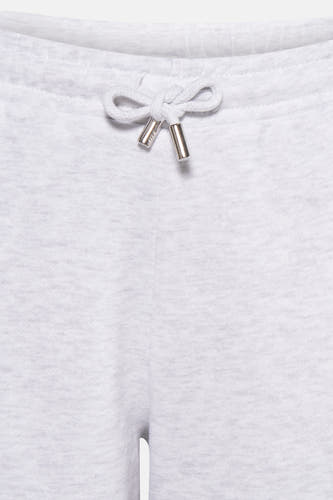 Grijze joggingbroek van TALLY WEIJL, met een tailleband en koord met metalen uiteinden.