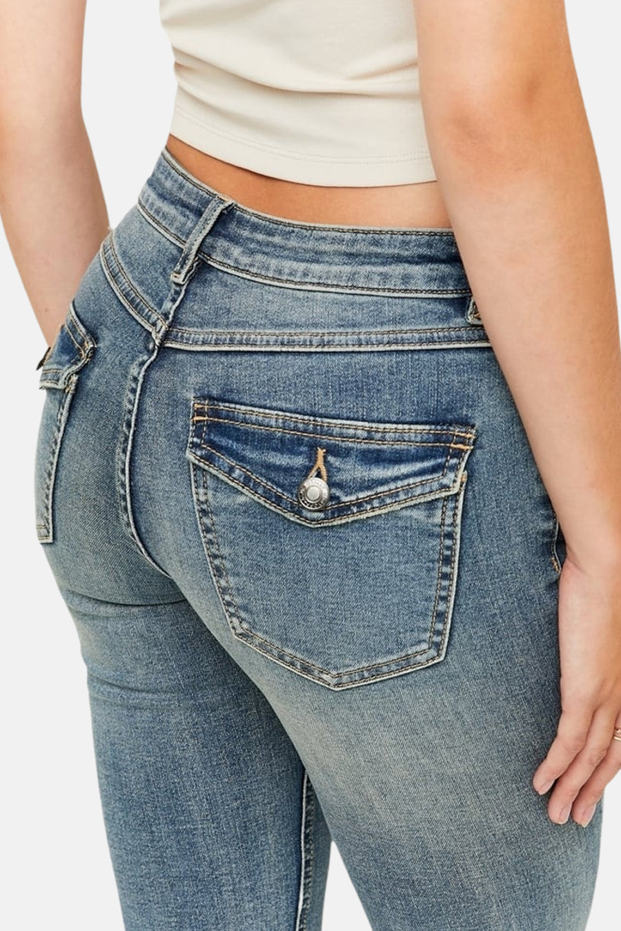 SPADEBOOTY - mid blue denim - TALLY WEIJL