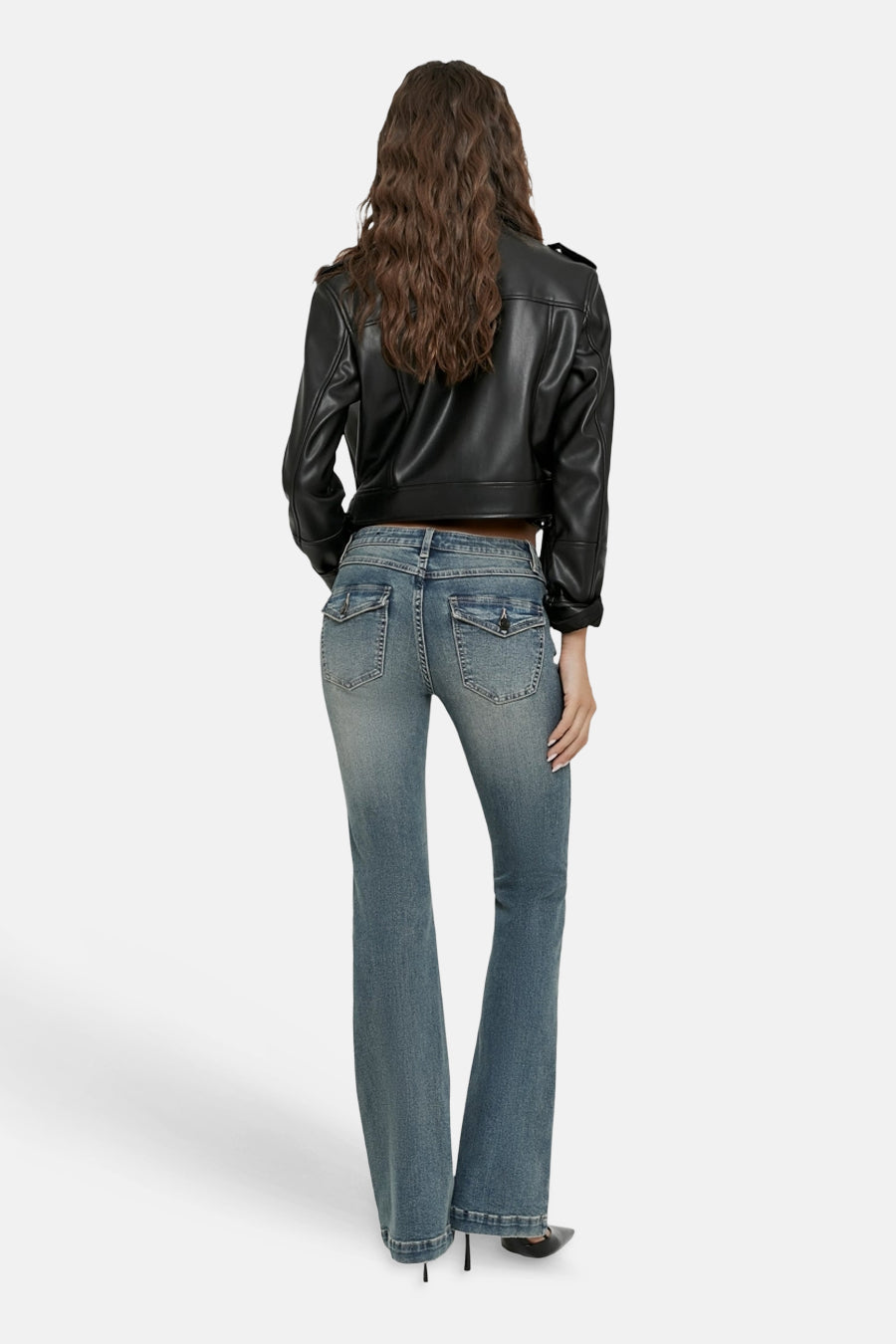 SPADEBOOTY - mid blue denim