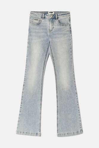 Jean bootcut en denim bleu clair de TALLY WEIJL, avec une coupe classique et un lavage subtil.