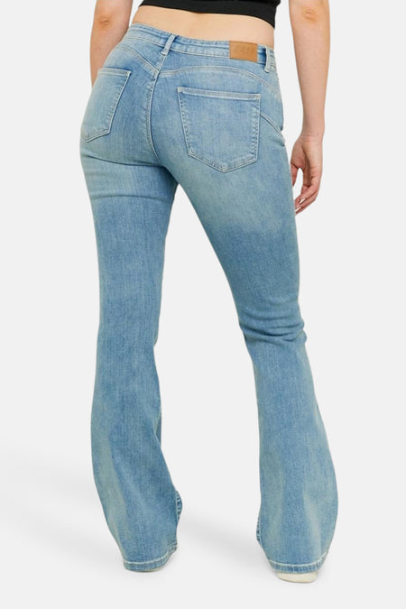 Jeans flared Light blue denim - TALLY WEIJL