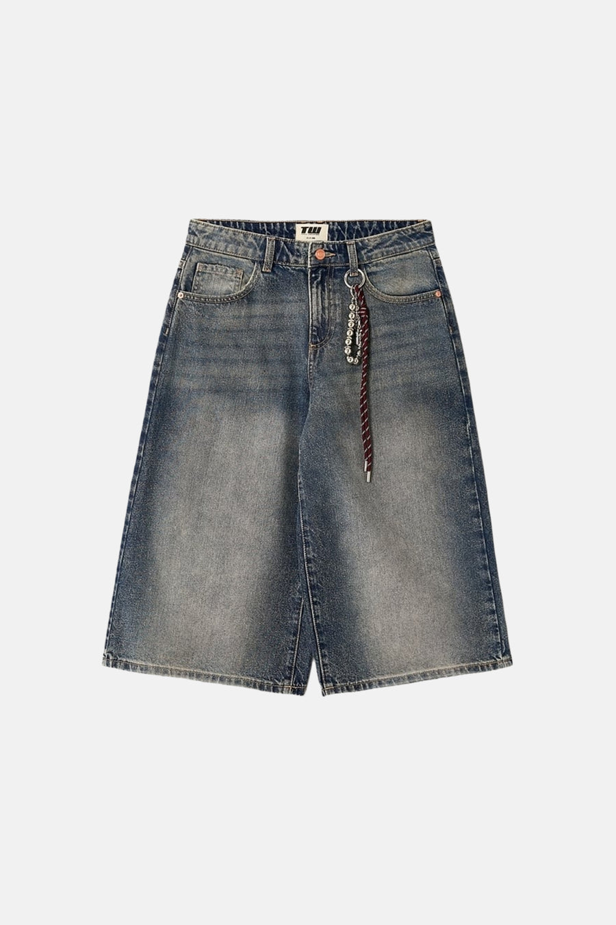Short - mid blue denim