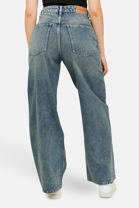 Jeans wide Mid blue denim - TALLY WEIJL