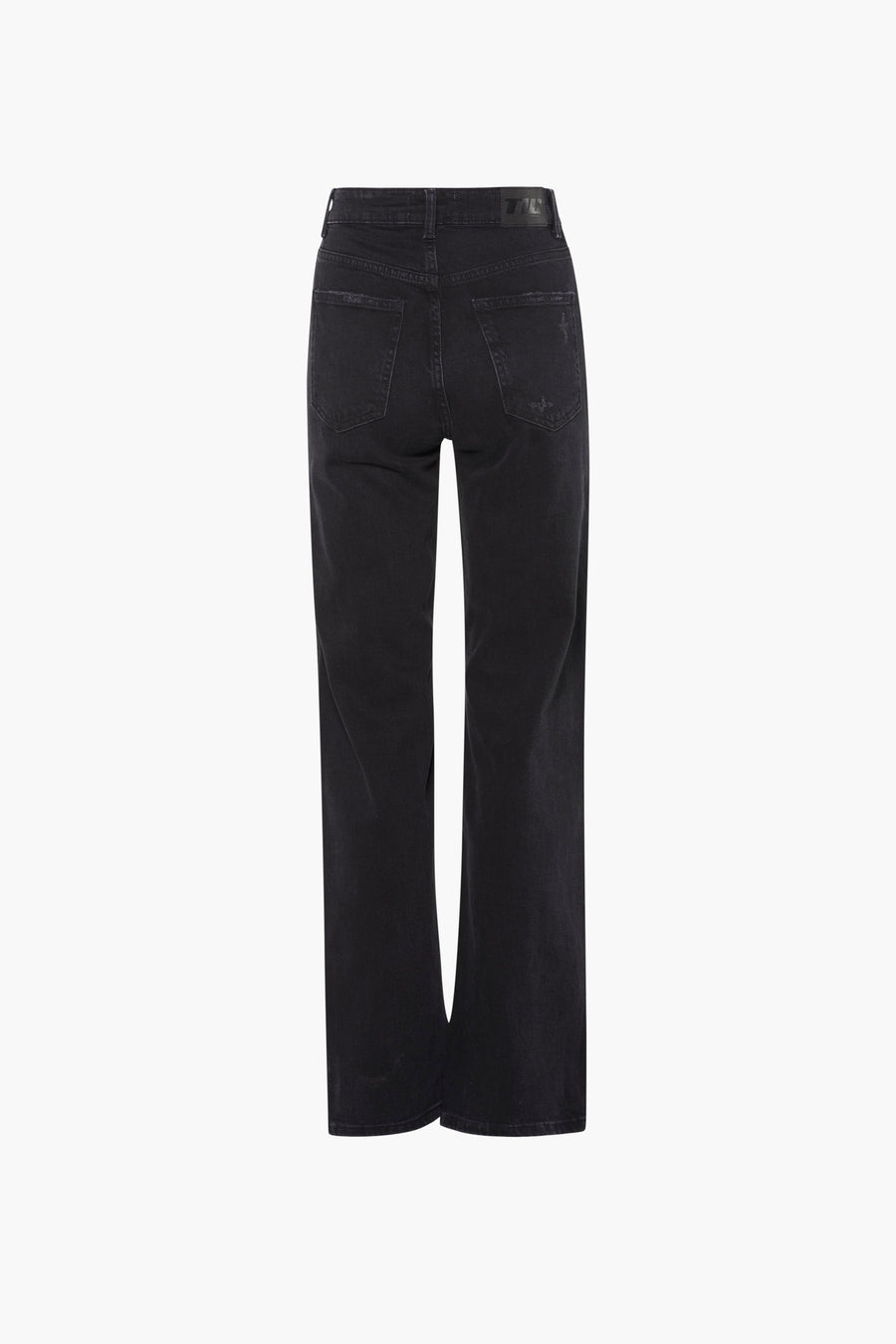 Straight jeans - black denim