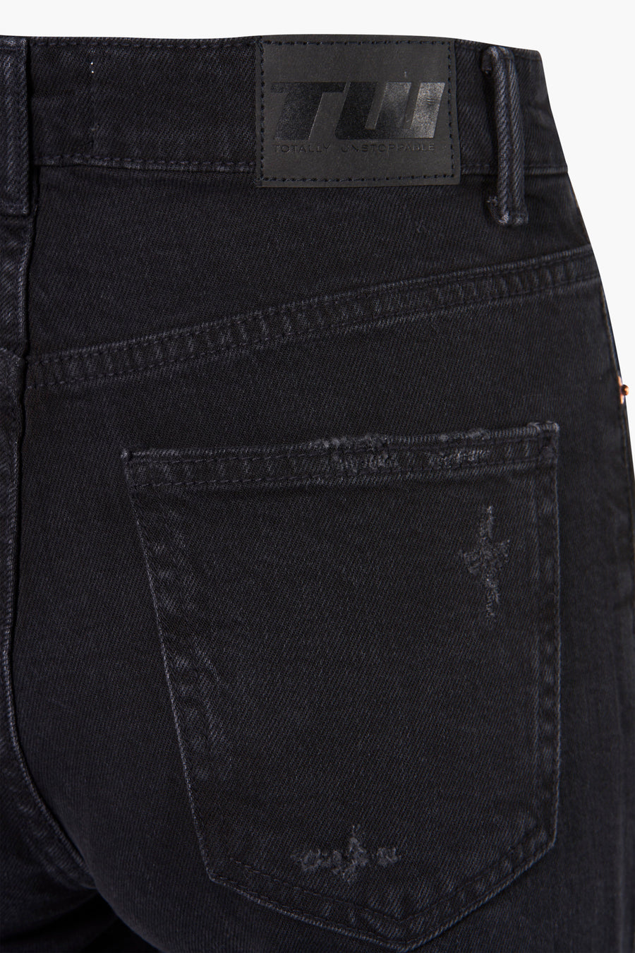 Straight jeans - black denim