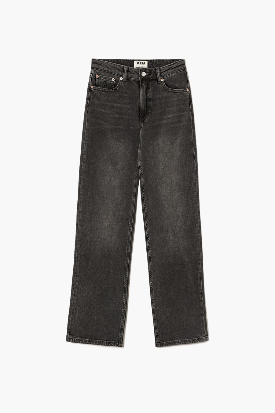 Straight jeans - black denim