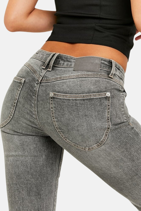 Jeans - light grey denim