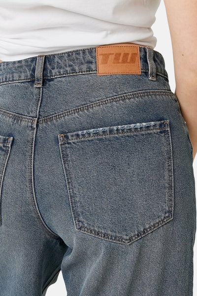 Jeans wide Light grey denim - TALLY WEIJL